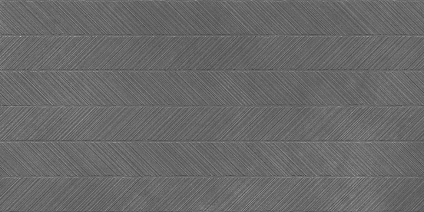 60120NEV17M Невел Зип темно-серый / Nevel Graphite Zip Керамогранит матовый карвинг 600*1200 (2 шт в уп/50,40 м в пал)