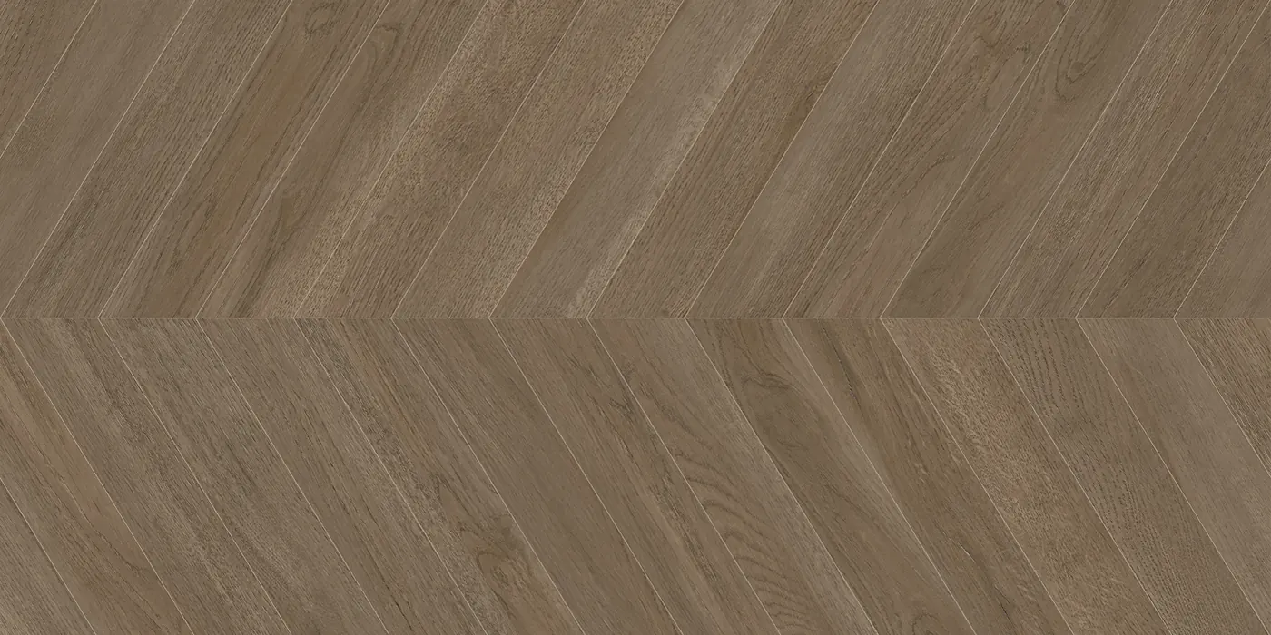 Волнат Шеврон темный / Walnut Chevron Dark D120249M Керамогранит матовый карвинг 1200*600 (2 шт в уп/41,76  м в пал)