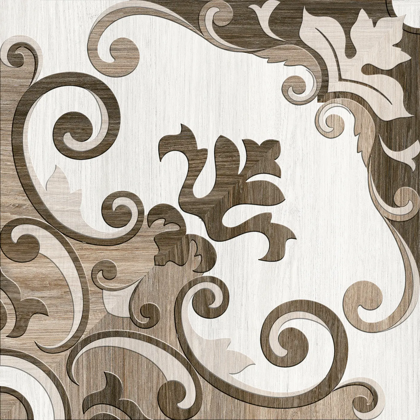 DFU04FOR14R декор Форест / Forest 600*600*9 (5 шт. в коробке)