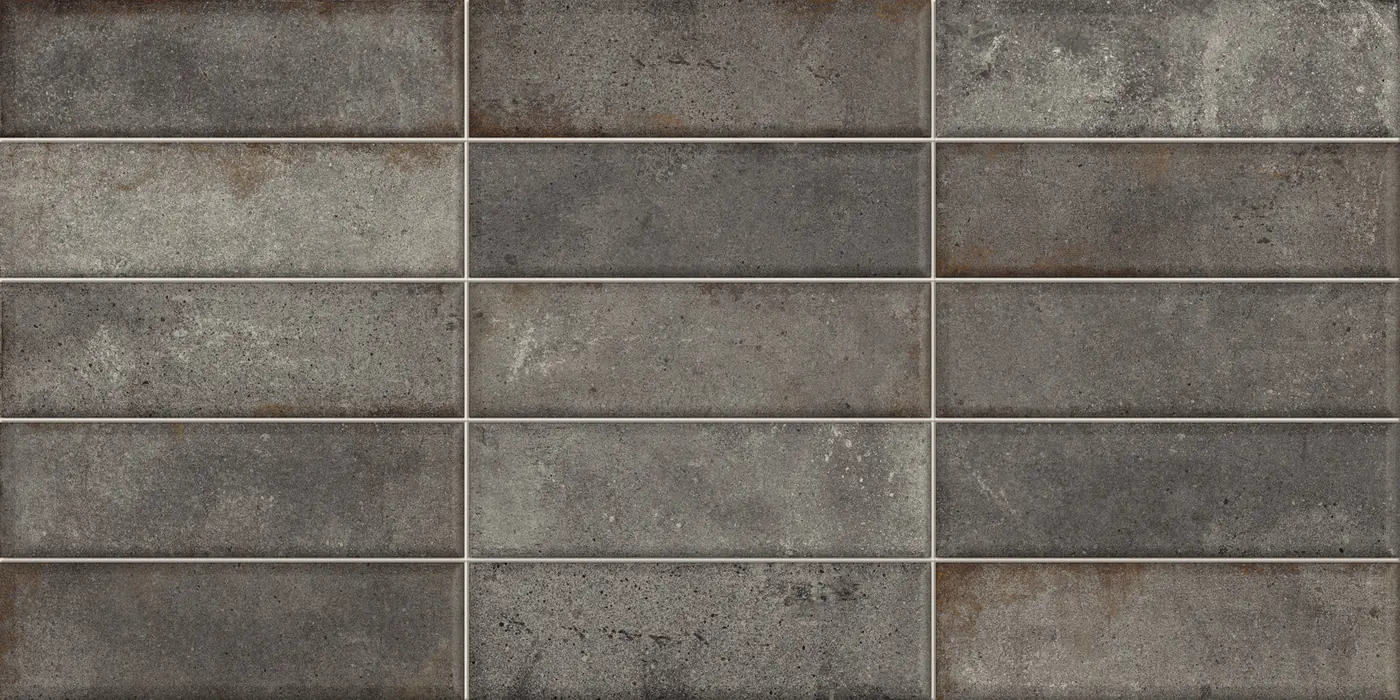 Эльбрус Брик темно-серый / Elbrus Brick Graphite WT36ELR17 Плитка настенная 300*600*9 (10 шт в уп/57,6 м в пал)