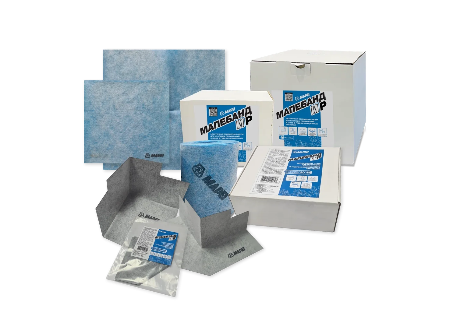 Лента Mapei Mapeband гидроизоляционная 50 м х 12 см