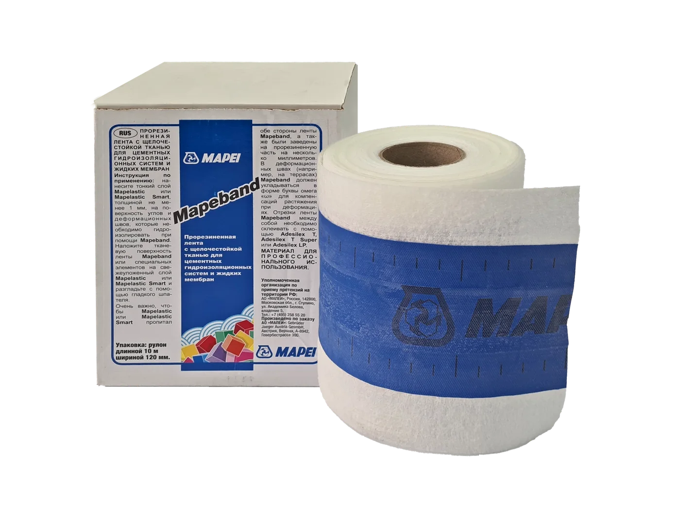 Лента Mapei Mapeband гидроизоляционная 10 м х 12 см