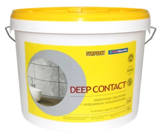 SYMPHONY DEEP CONTACT – акриловая адгезионная грунтовка с кварцевым наполнением