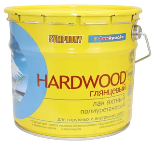SYMPHONY HARDWOOD яхтный – влагостойкий полиуретановый лак (шелковисто-матовый, глянцевый)