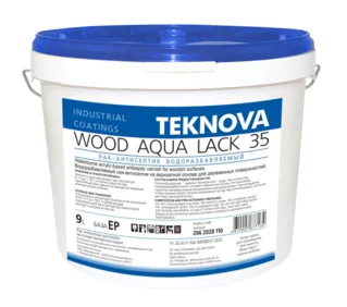 TEKNOVA WOOD AQUA LACK 35 - Однокомпонентный водоразбавляемый лак-антисептик